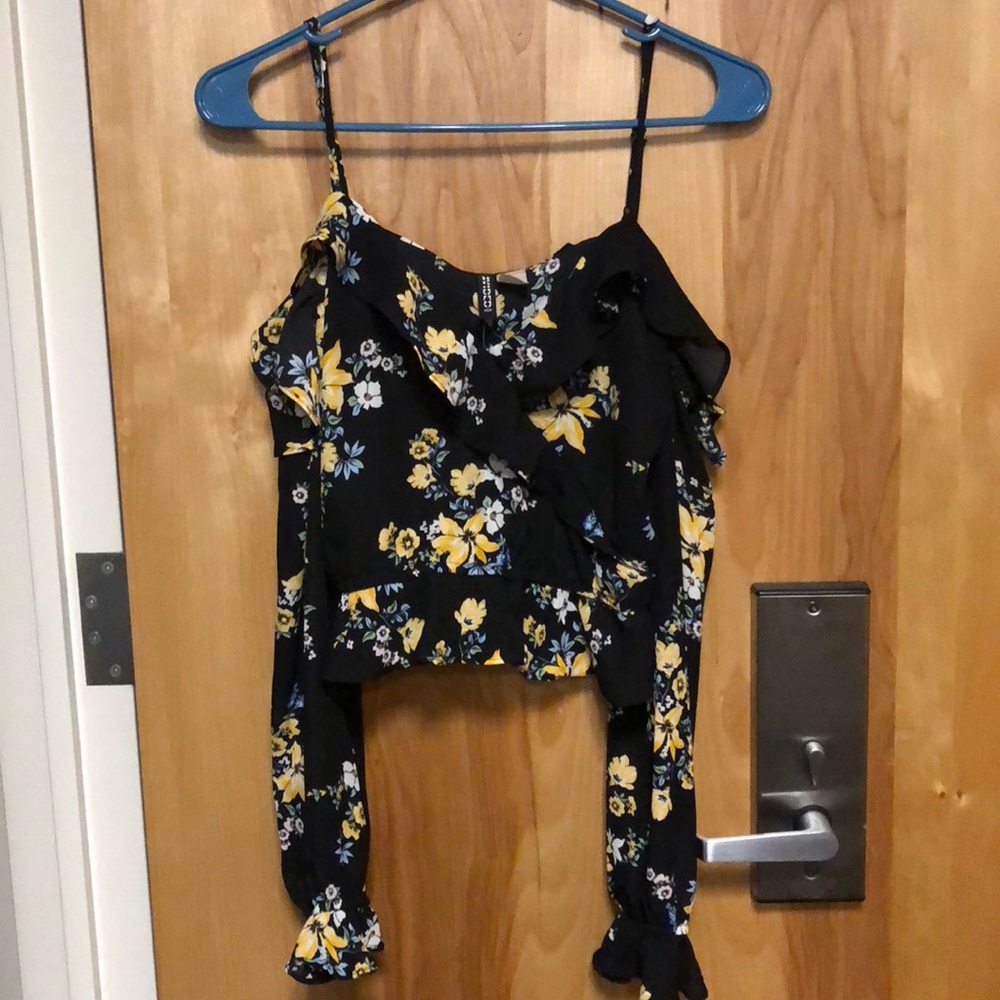 Off the shoulder crop top